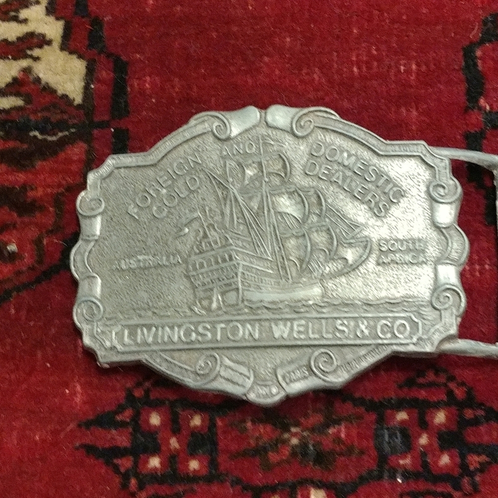 Gold Dealers Belt Buckle